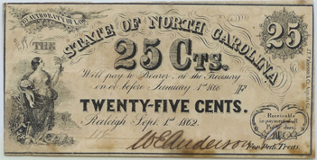 NC 25 cents